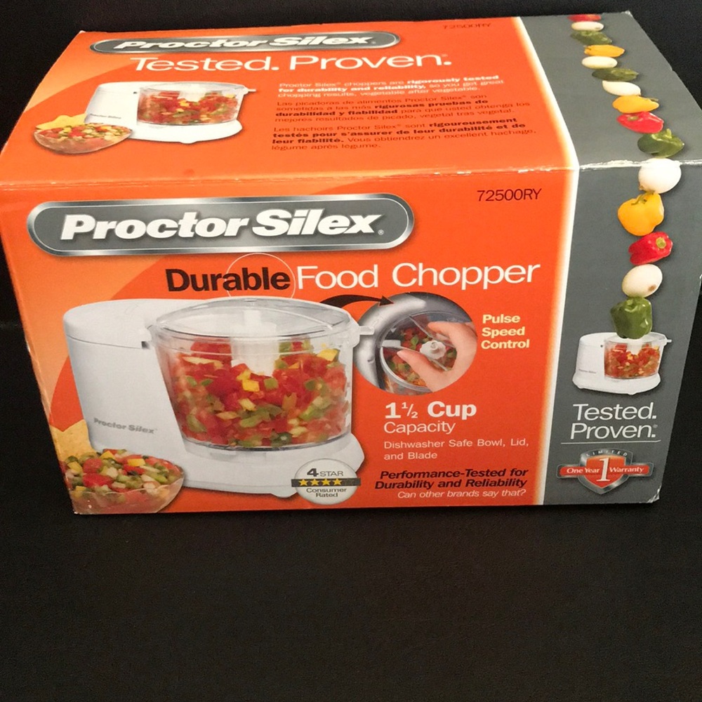 NEW: Proctor Silex Food Chopper Kitchen